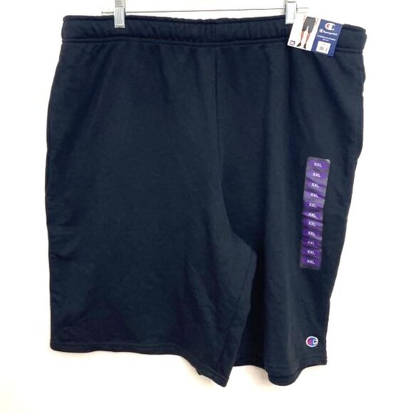 Champion Men's XXL Authentic Athleticwear French Terry Shorts Black Lounge - Picture 1 of 9